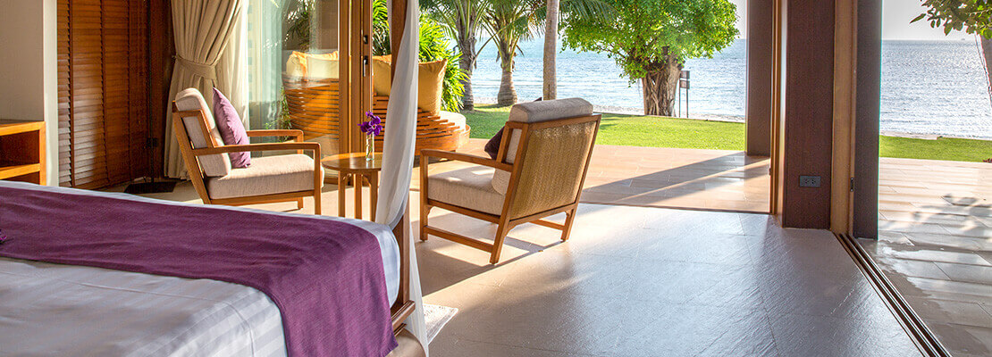 Baan Puri - Master bedroom with magnificent view